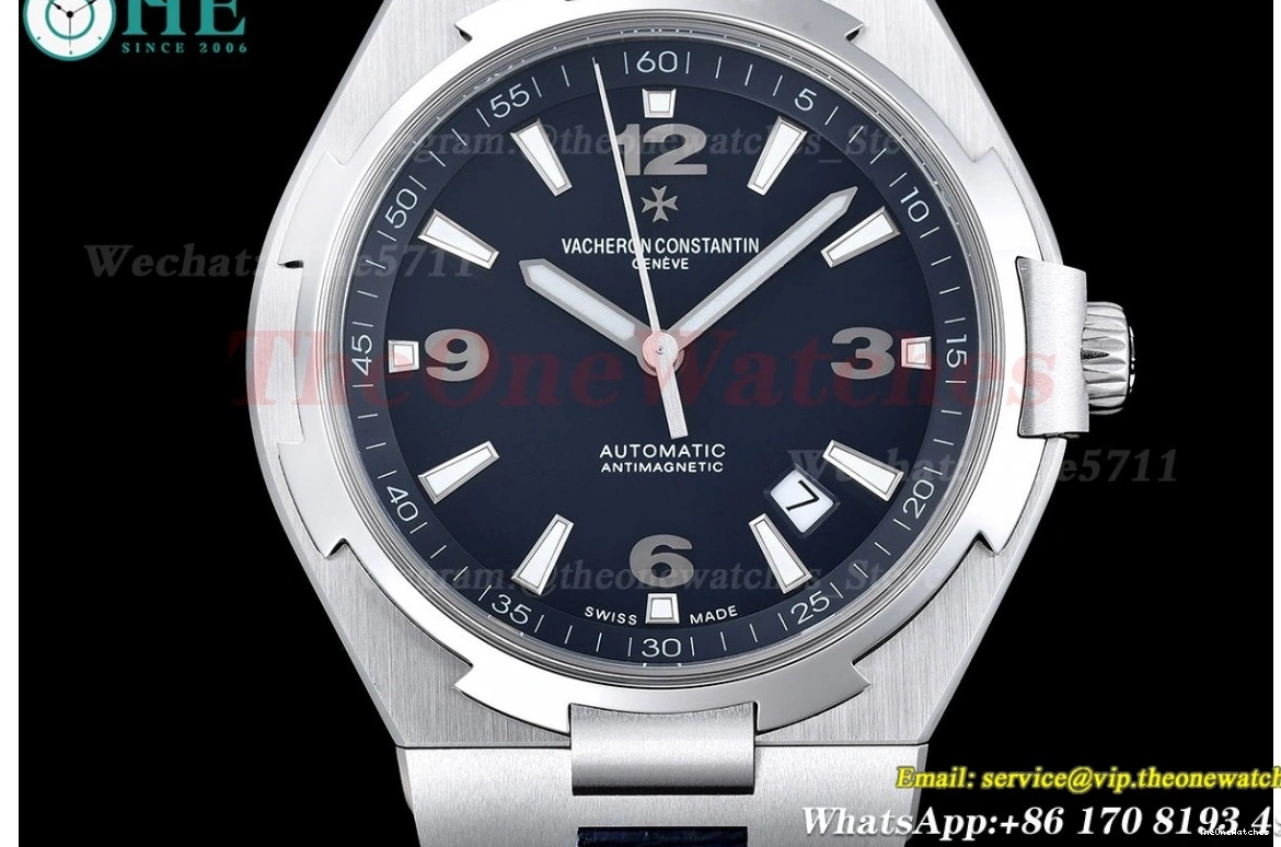 MY9019 Blue 42mm Overseas MKSF LE Stk 47040 SS 0210